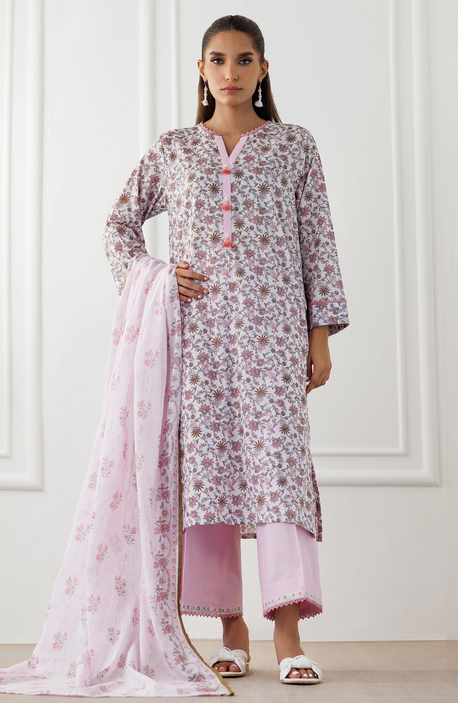 Stitched | 3 Piece | Printed Lawn | OTL-25-021