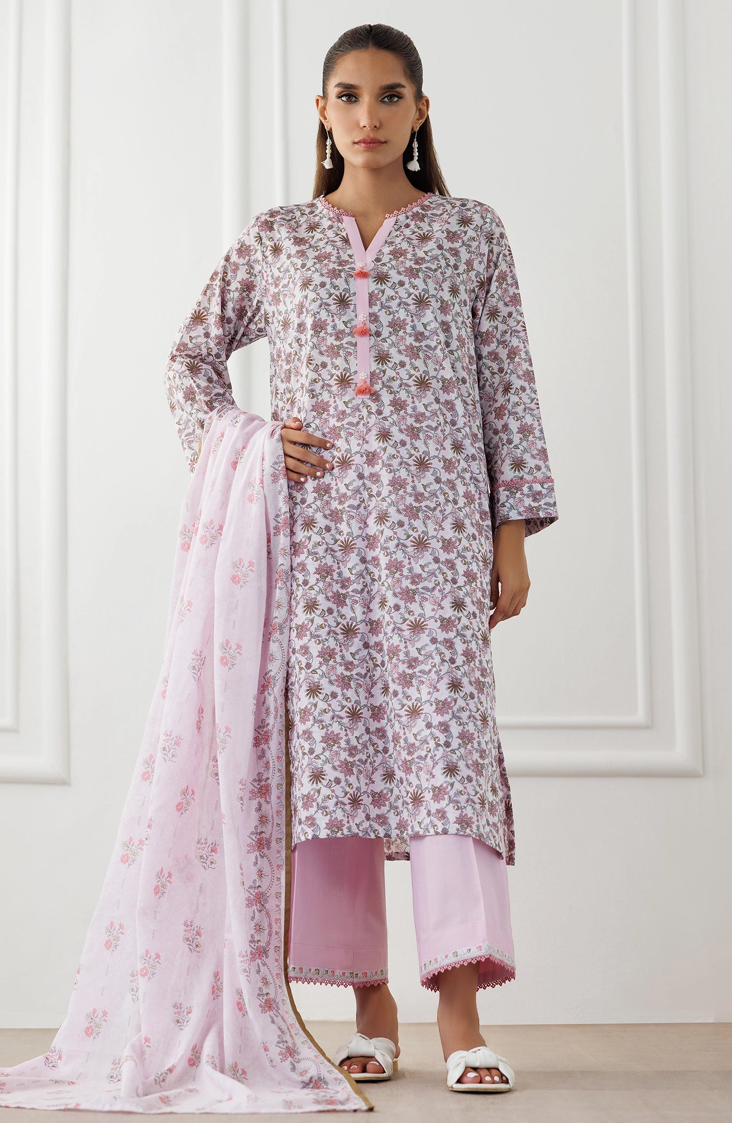 Stitched | 3 Piece | Printed Lawn | OTL-25-021