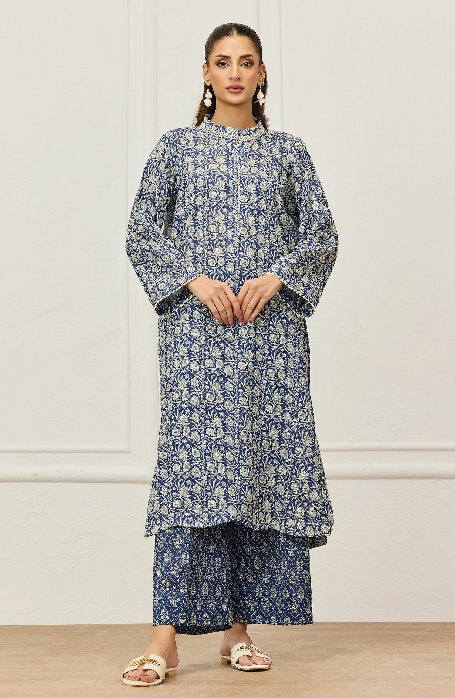 Stitched | 2 Piece | Printed | Karandi Shirt | WRCR25S-2005/S BLUE