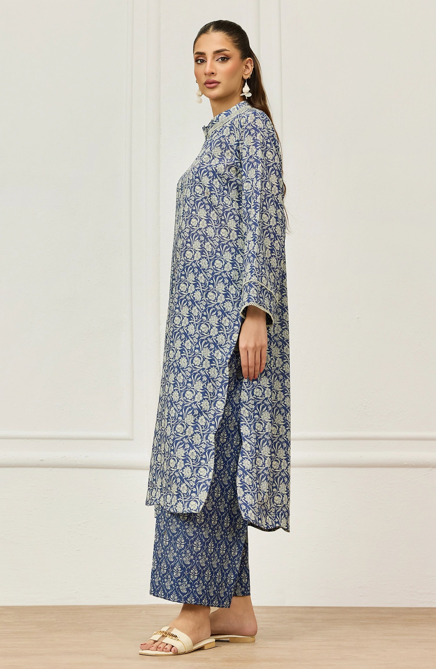 Stitched | 2 Piece | Printed | Karandi Shirt | WRCR25S-2005/S BLUE