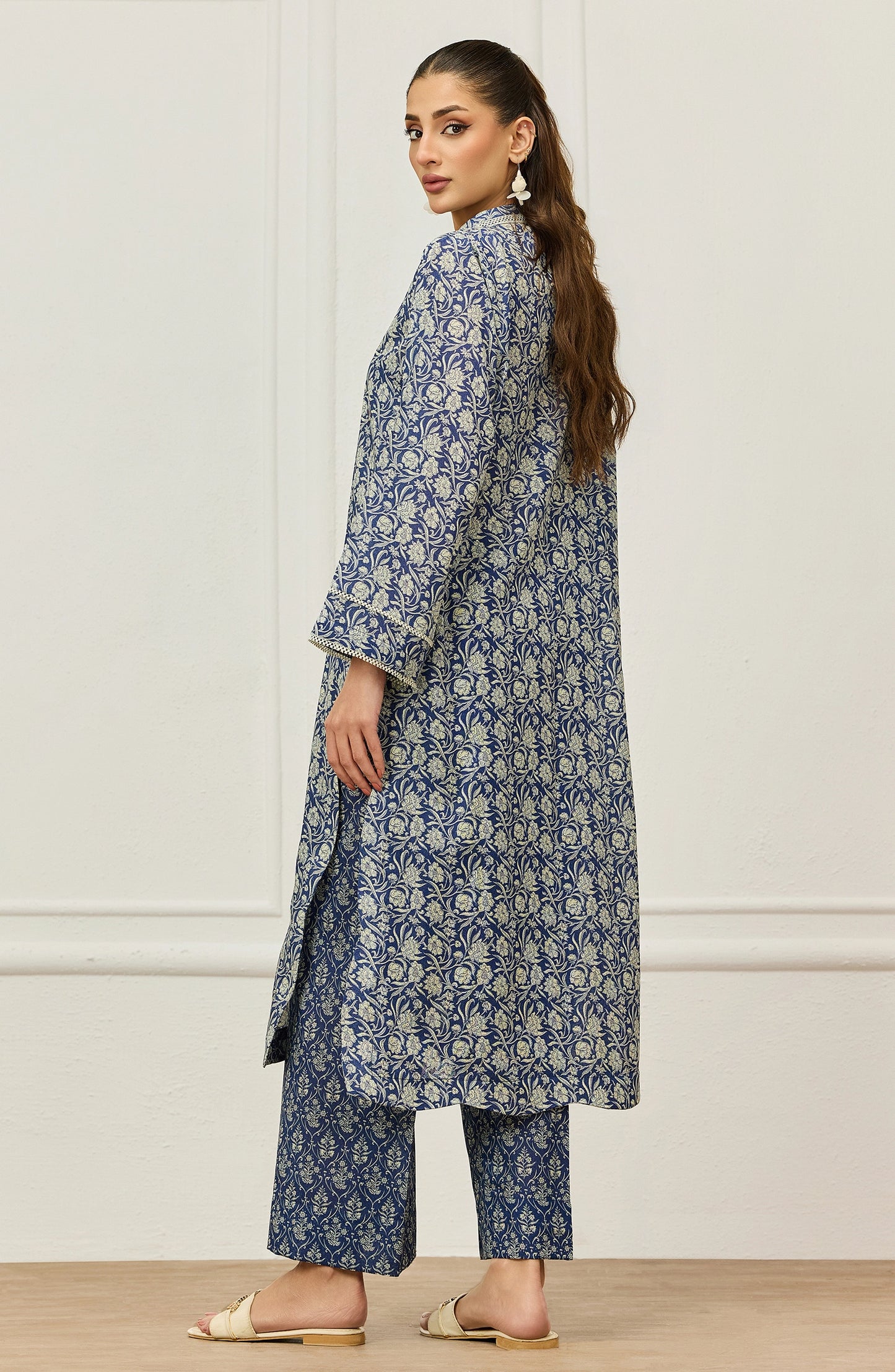 Stitched | 2 Piece | Printed | Karandi Shirt | WRCR25S-2005/S BLUE