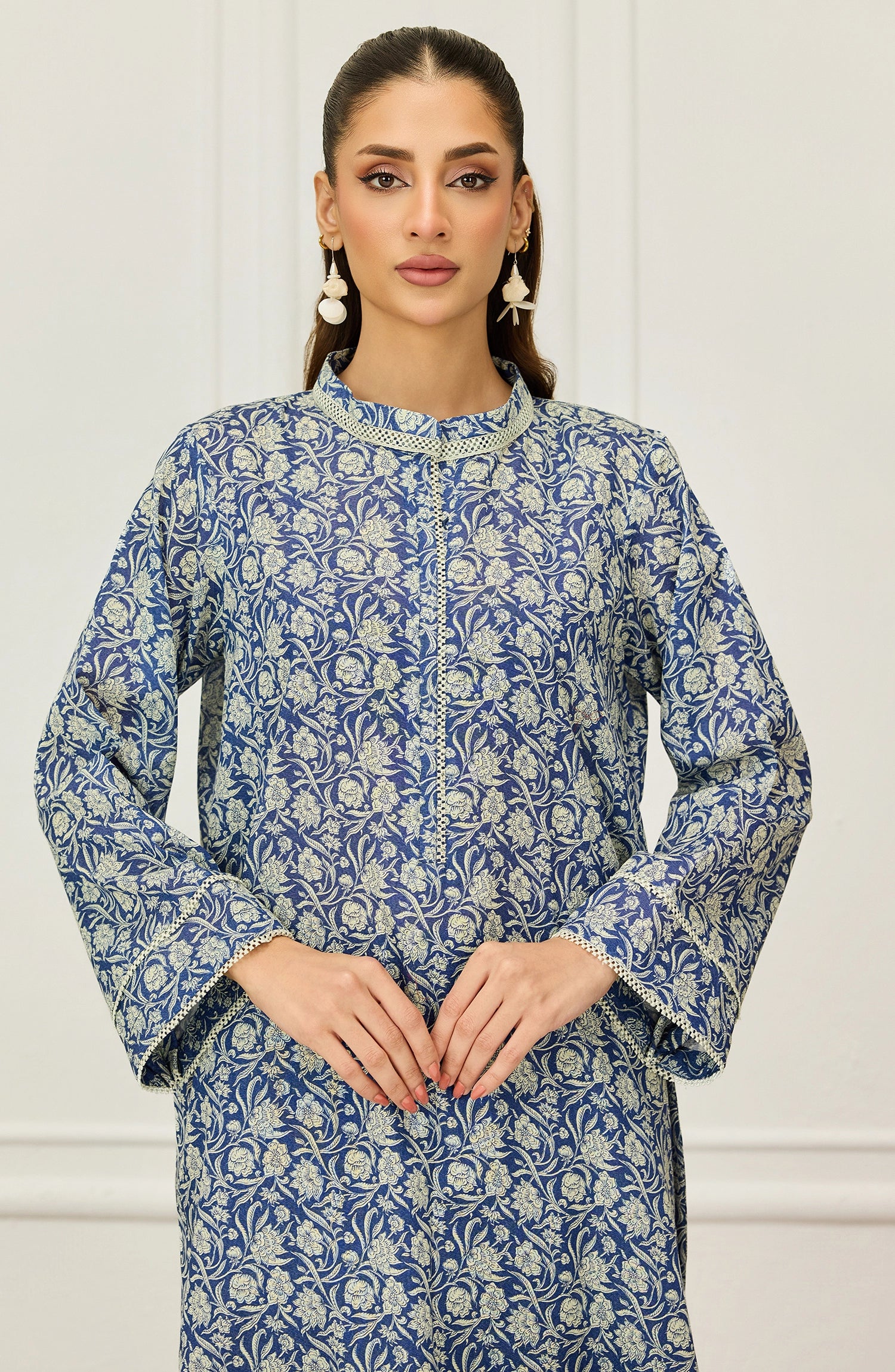 Stitched | 2 Piece | Printed | Karandi Shirt | WRCR25S-2005/S BLUE