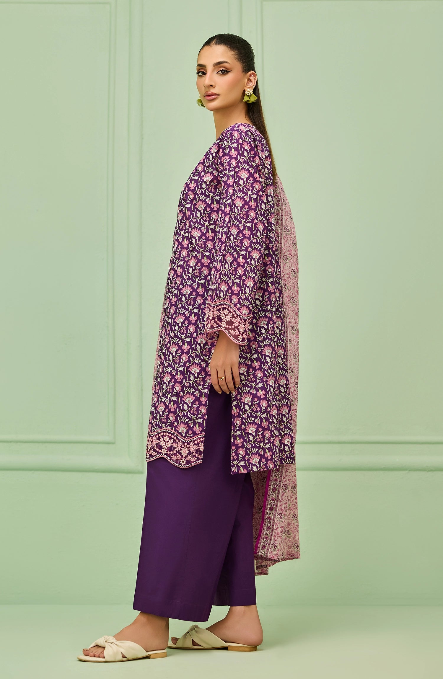 OTL-20296/S GREEN LAWN Women READY TO WEAR SHIRT DUPATTA PANTS
