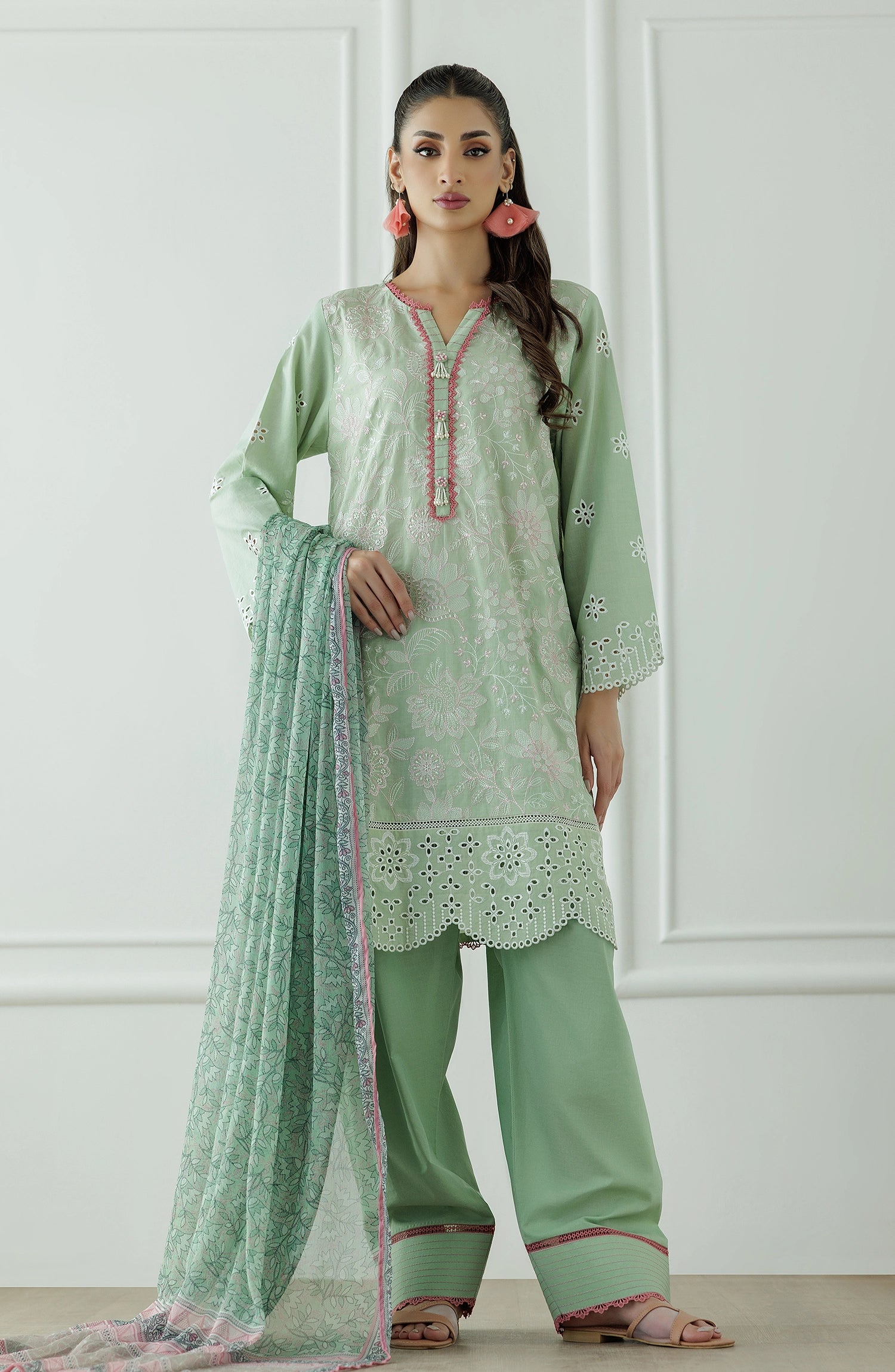 Stitched | 3 Piece | Luxury Premium Embroidered | OTL-25-046