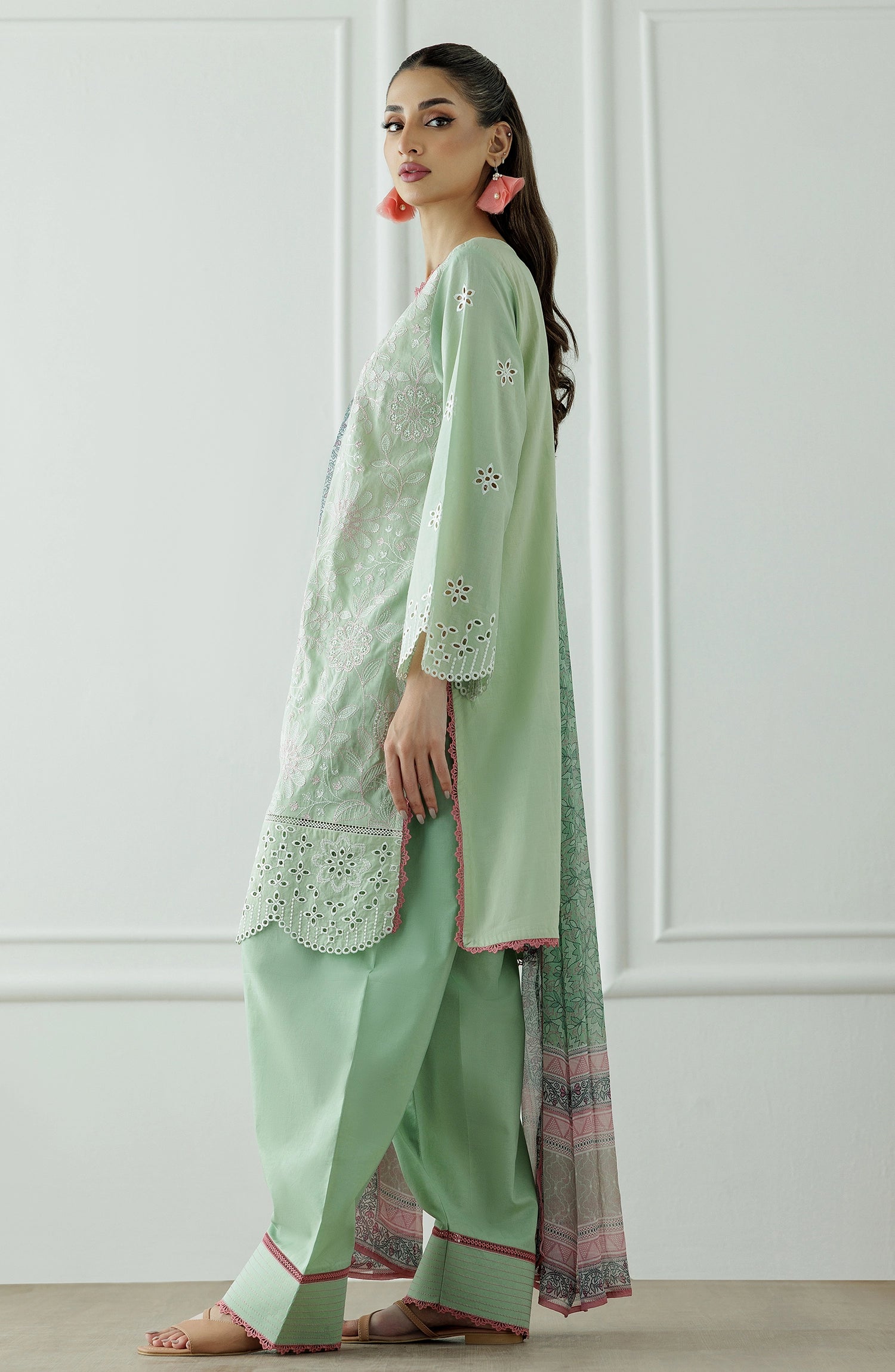 Stitched | 3 Piece | Luxury Premium Embroidered | OTL-25-046