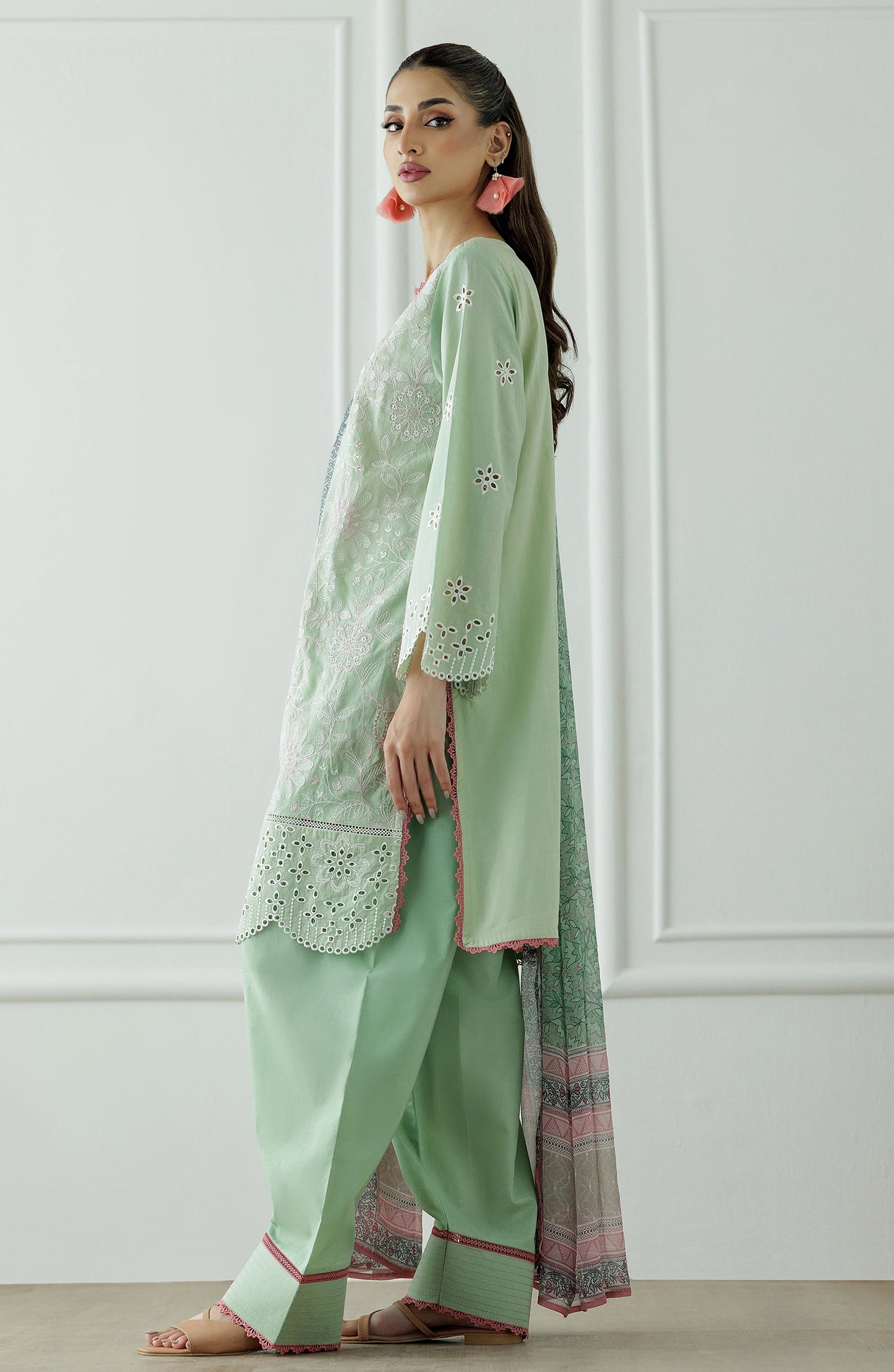 Stitched | 3 Piece | Luxury Premium Embroidered | OTL-25-046
