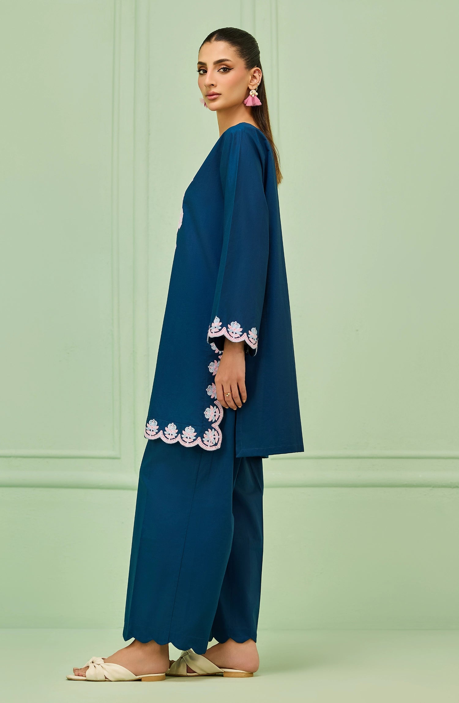 Stitched | 2 Piece | Embroidered | Lawn Shirt | WRHC26S-2020/S BLUE