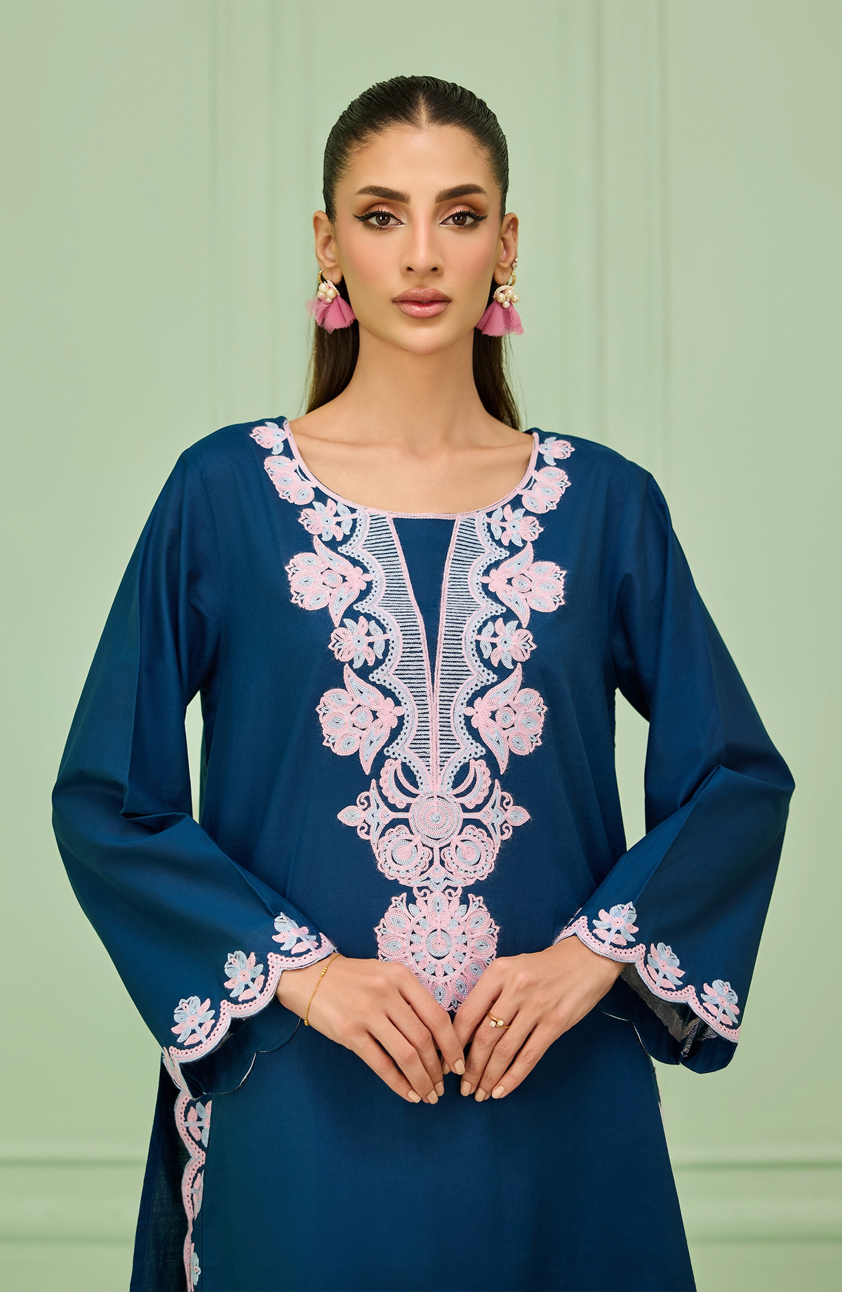 Stitched | 2 Piece | Embroidered | Lawn Shirt | WRHC26S-2020/S BLUE