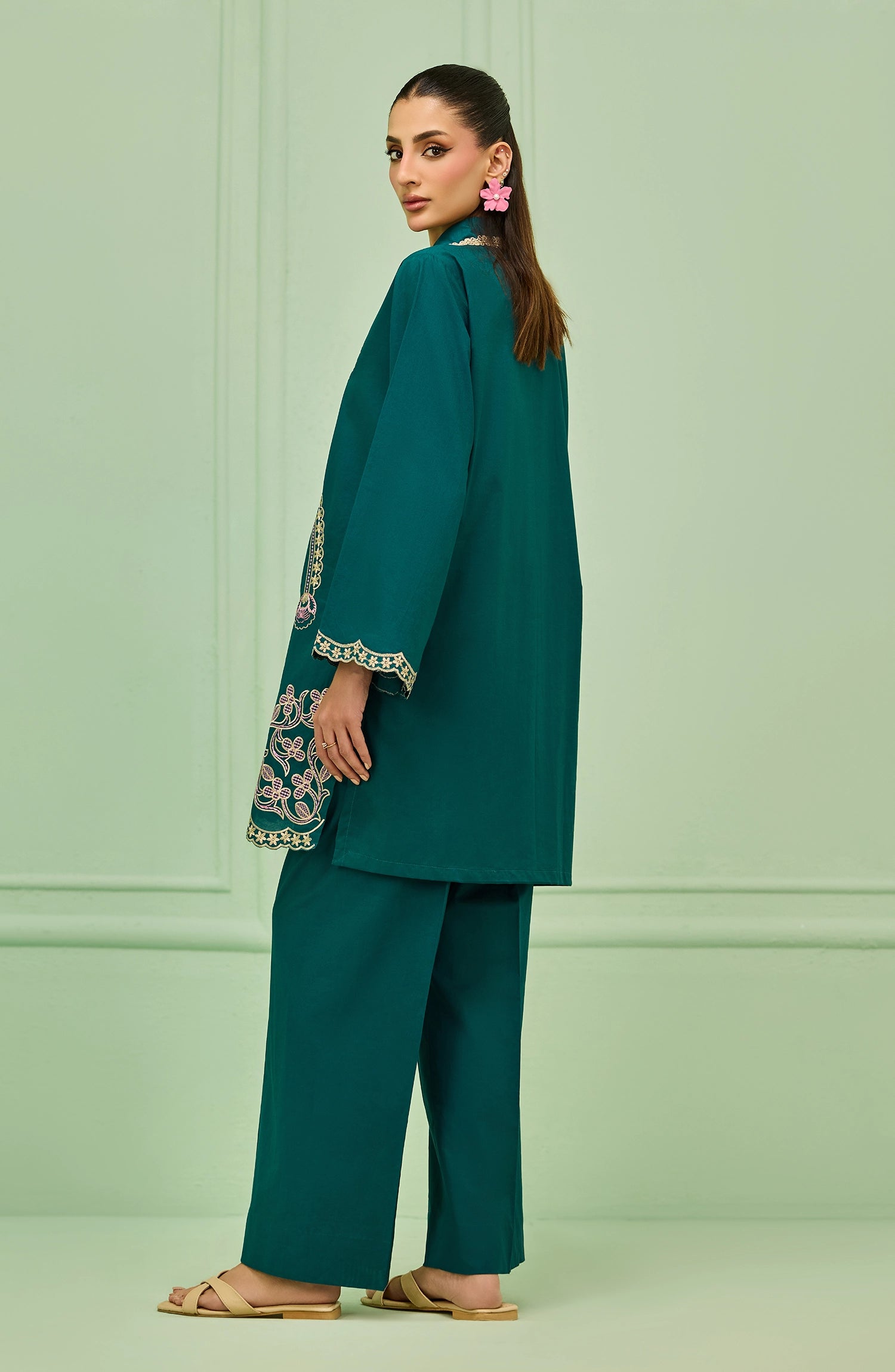 Stitched | 2 Piece | Embroidered | Lawn Shirt | WRHC26S-2016/S TEAL