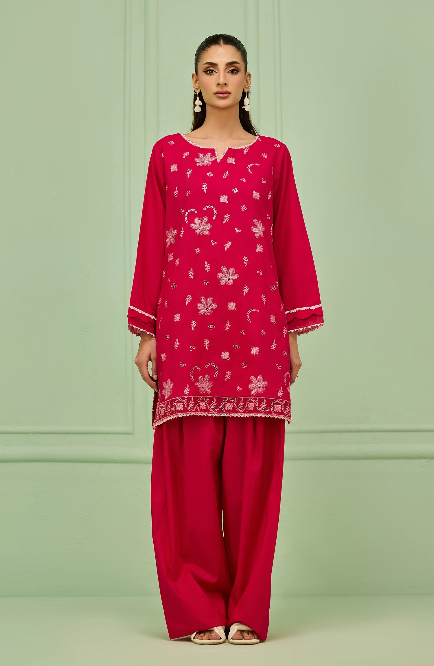 Stitched | 2 Piece | Embroidered | Lawn Shirt | WRHC26S-2015/S PINK