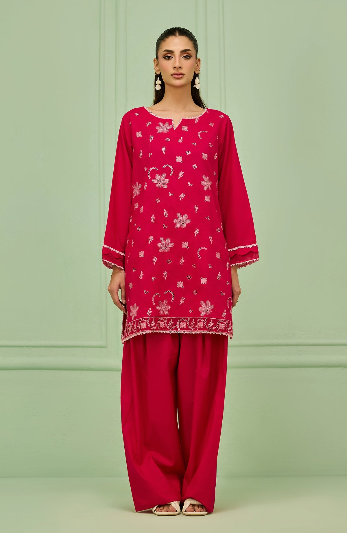 Stitched | 2 Piece | Embroidered | Lawn Shirt | WRHC26S-2015/S PINK