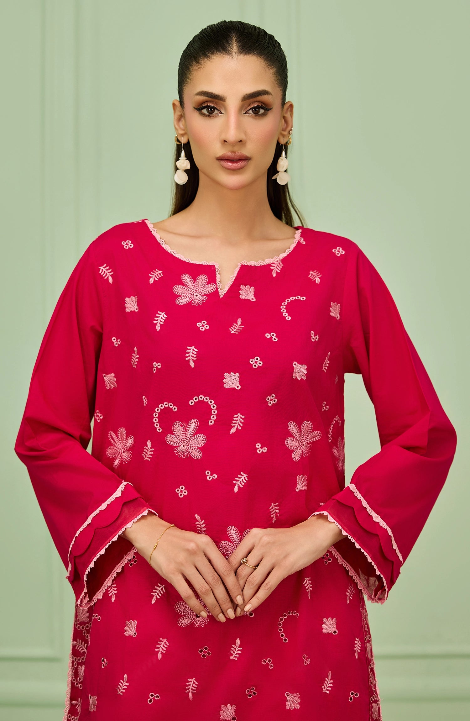 Stitched | 2 Piece | Embroidered | Lawn Shirt | WRHC26S-2015/S PINK