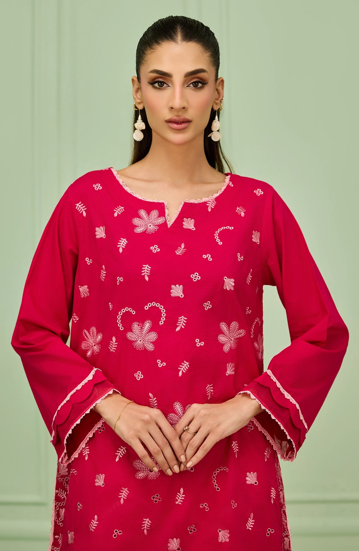 Stitched | 2 Piece | Embroidered | Lawn Shirt | WRHC26S-2015/S PINK