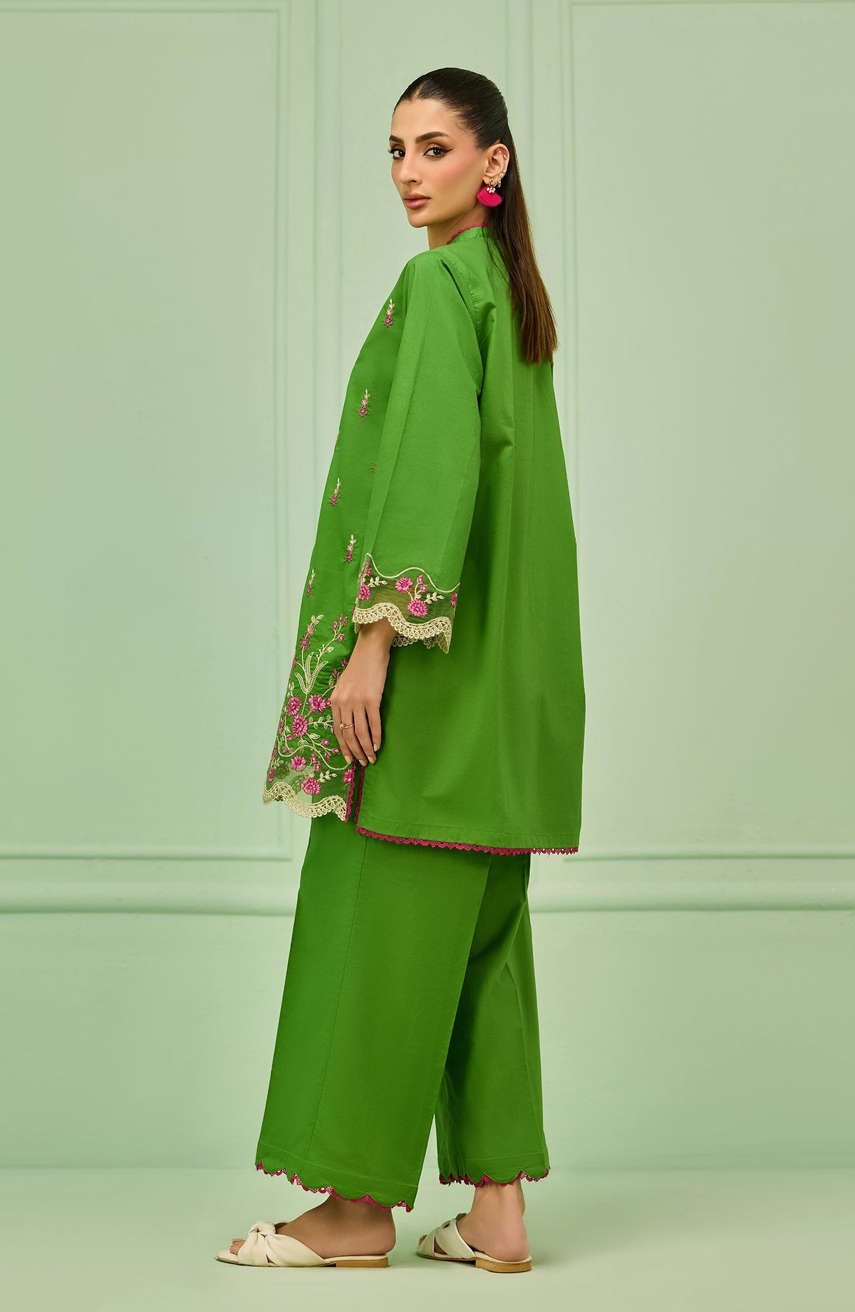 Stitched | 2 Piece | Embroidered | Lawn Shirt | WRHC26S-2017/S GREEN