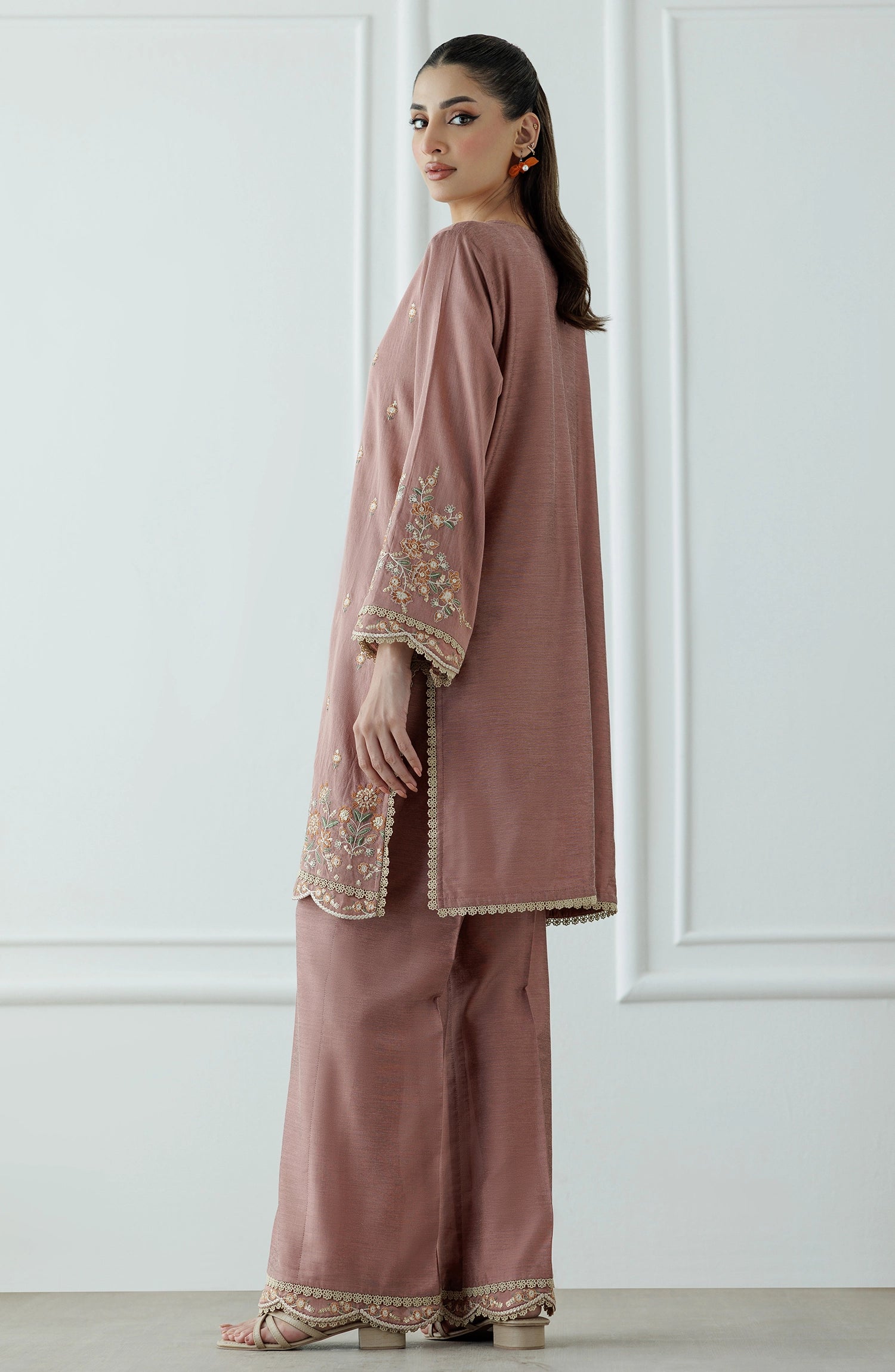 Stitched | 2 Piece | Embroidered | Cotton Silk Shirt | WRHC25S-2002/S MAGENTA