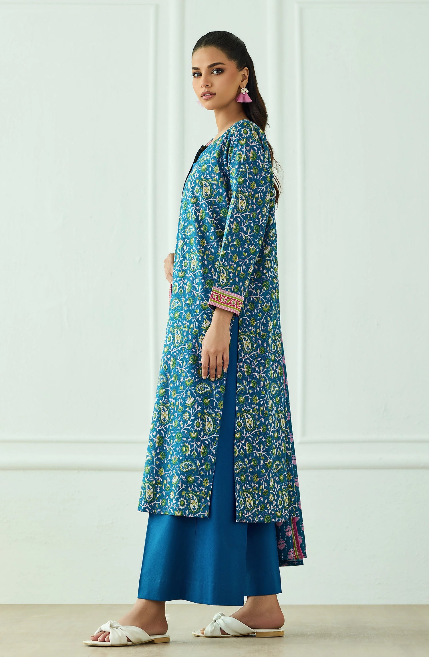 Stitched | 3 Piece | Printed | Lawn Shirt | OTL-20355/S TEAL