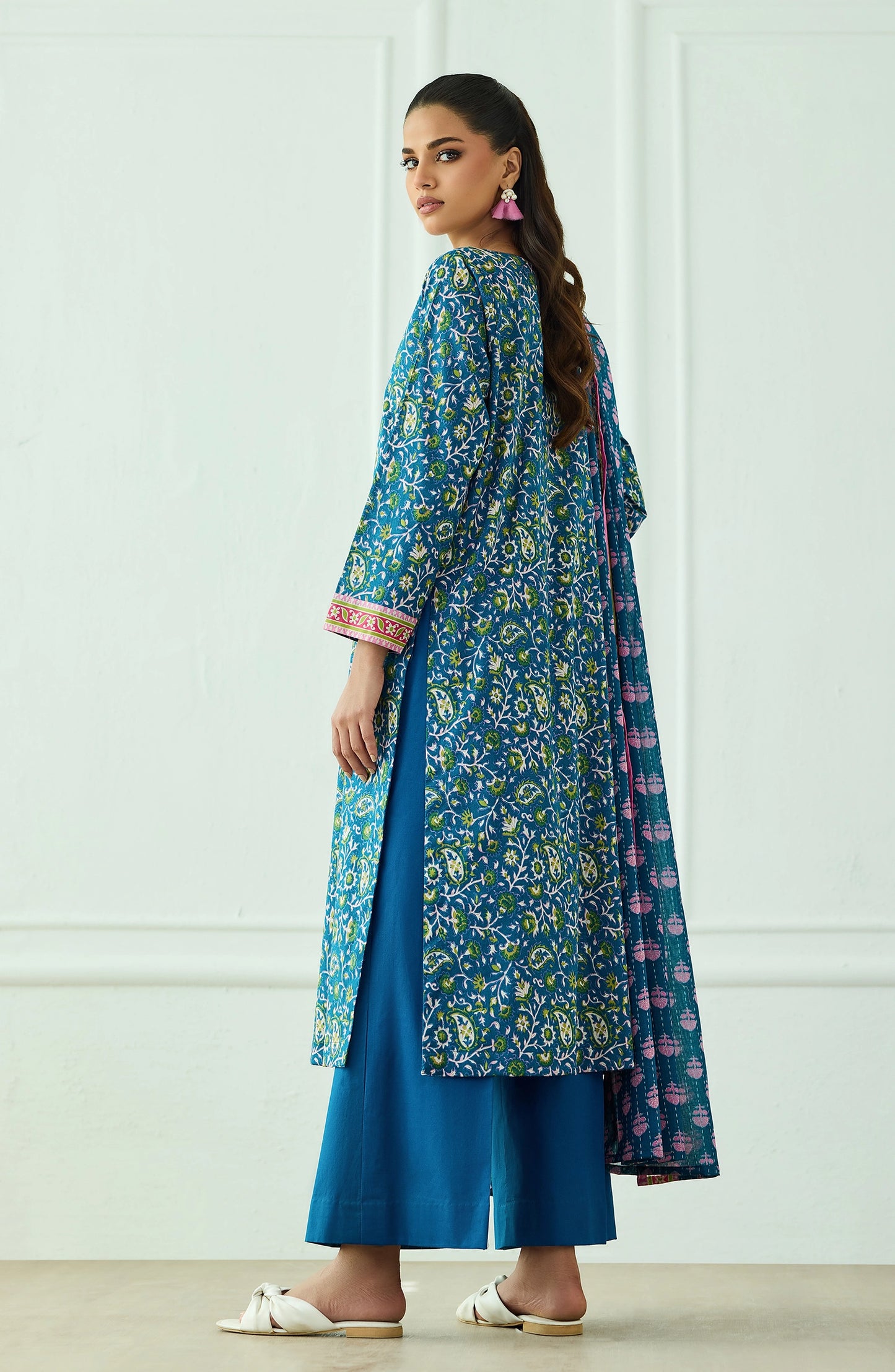 Stitched | 3 Piece | Printed | Lawn Shirt | OTL-20355/S TEAL