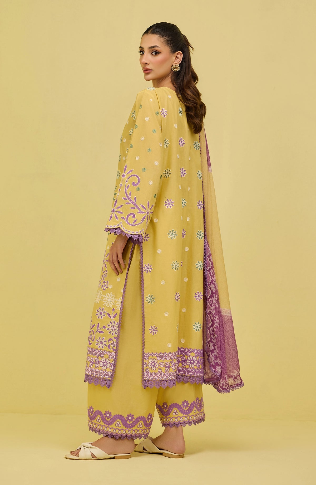 Unstitched | 3 Piece | High Casual | Lawn Shirt | OTL-20406/U YELLOW HINA