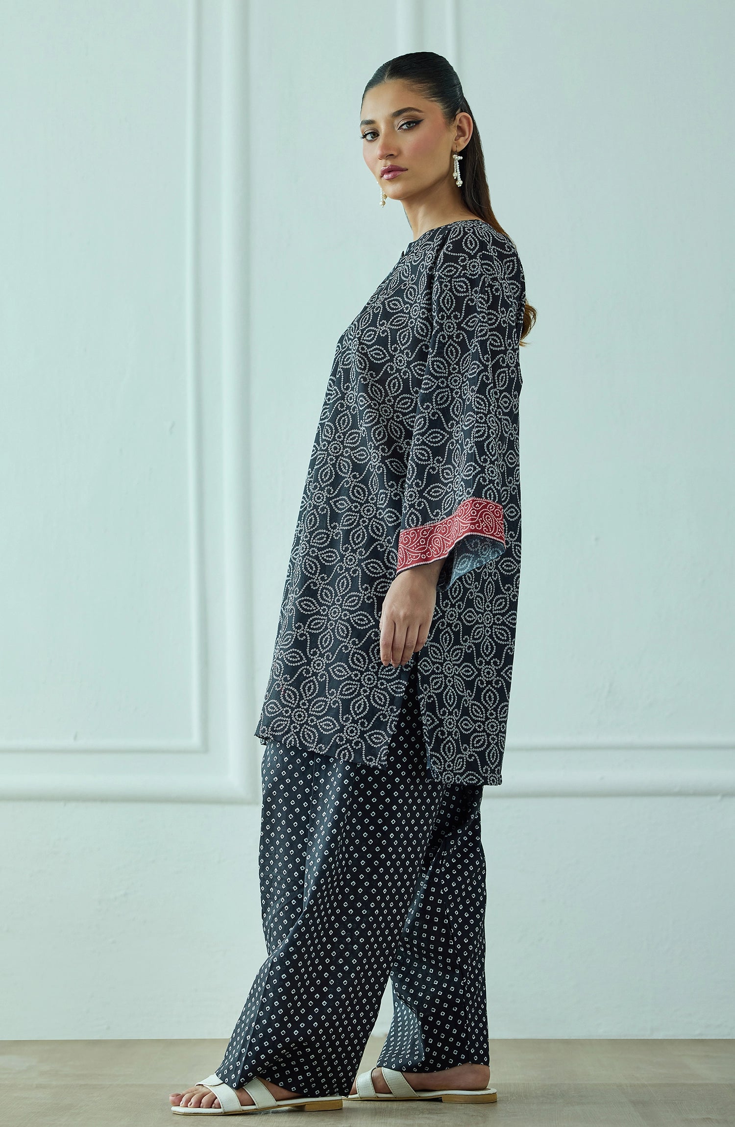 Stitched | 2 Piece | Printed | Lawn Jacquard Shirt | WRCJ25S-2057/S BLACK