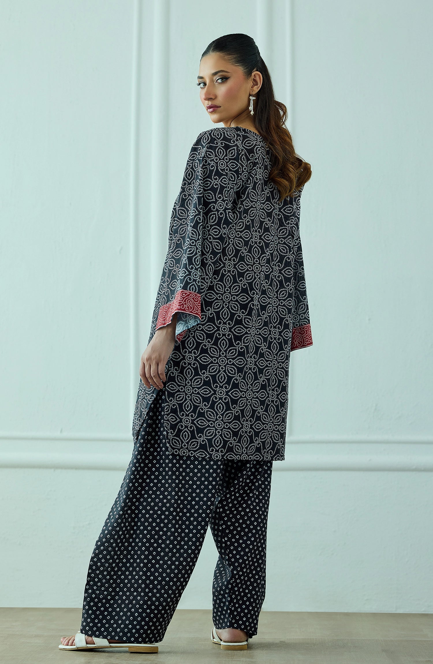 Stitched | 2 Piece | Printed | Lawn Jacquard Shirt | WRCJ25S-2057/S BLACK