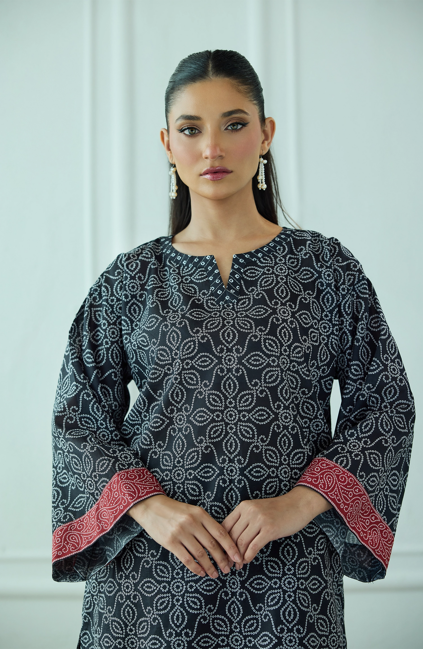 Stitched | 2 Piece | Printed | Lawn Jacquard Shirt | WRCJ25S-2057/S BLACK
