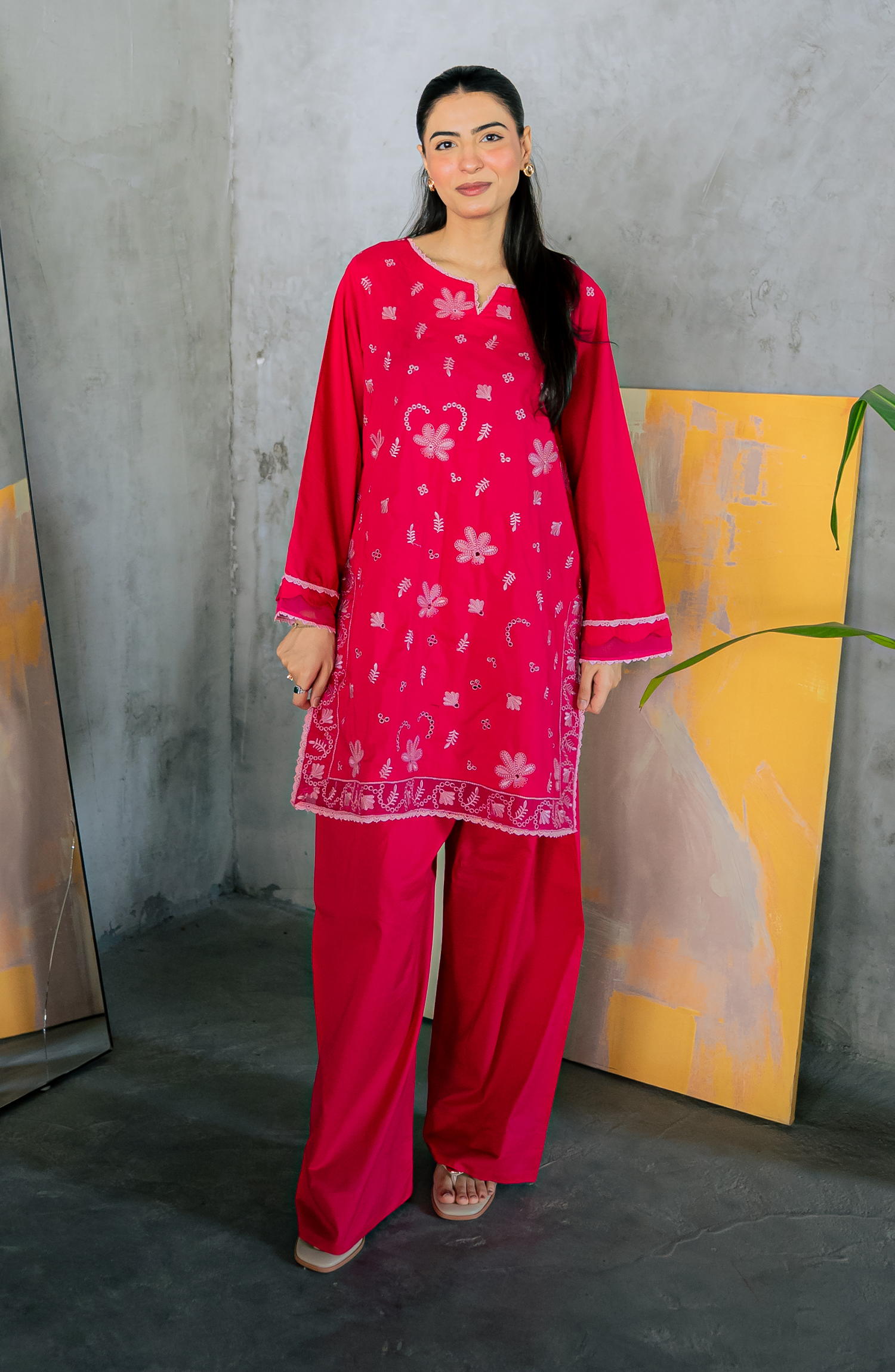Stitched | 2 Piece | Embroidered | Lawn Shirt | WRHC26S-2015/S PINK