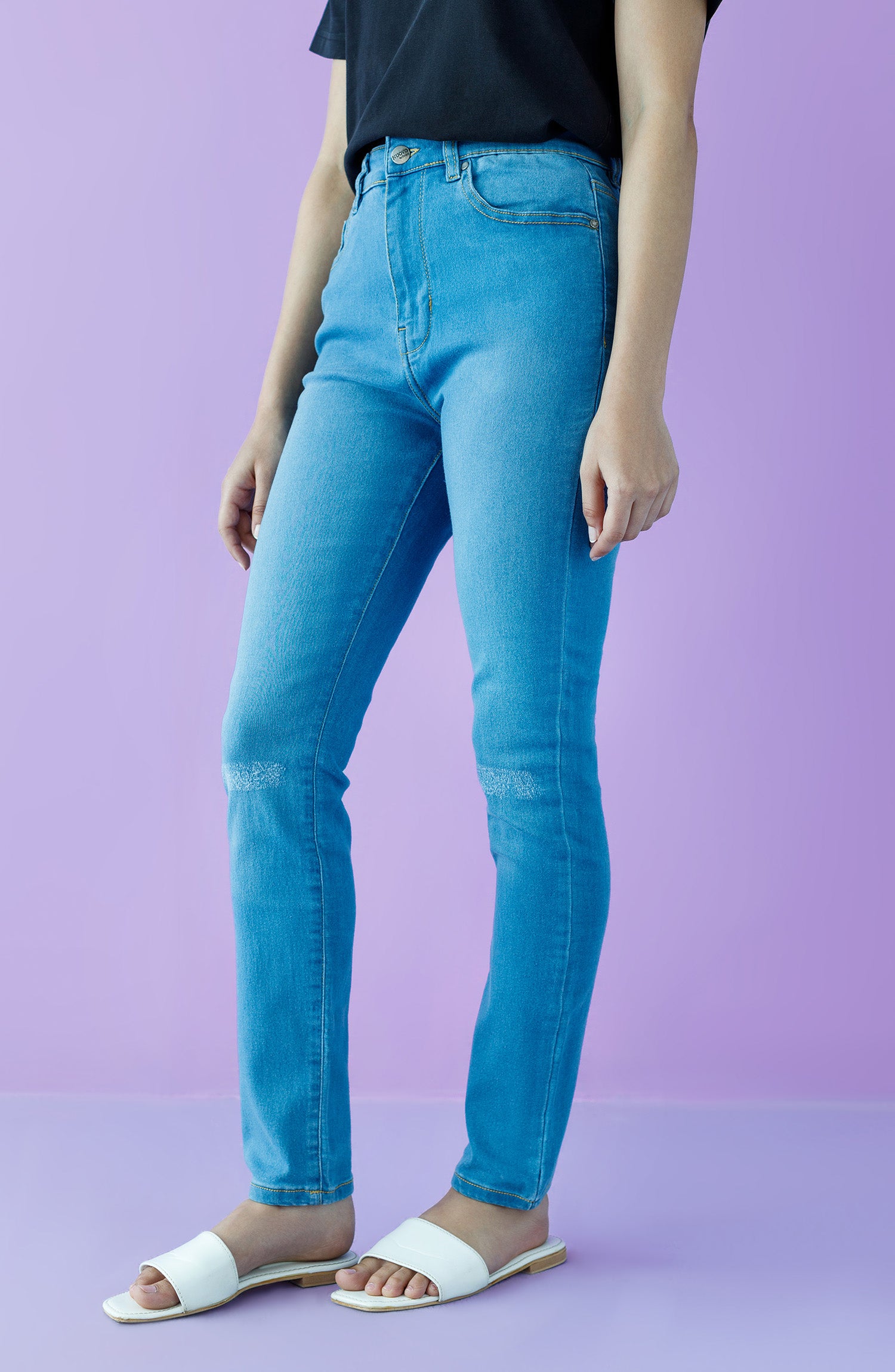 NW-J-SF-22-002 BLUE DENIM SCJEANS WESTERN JEANS