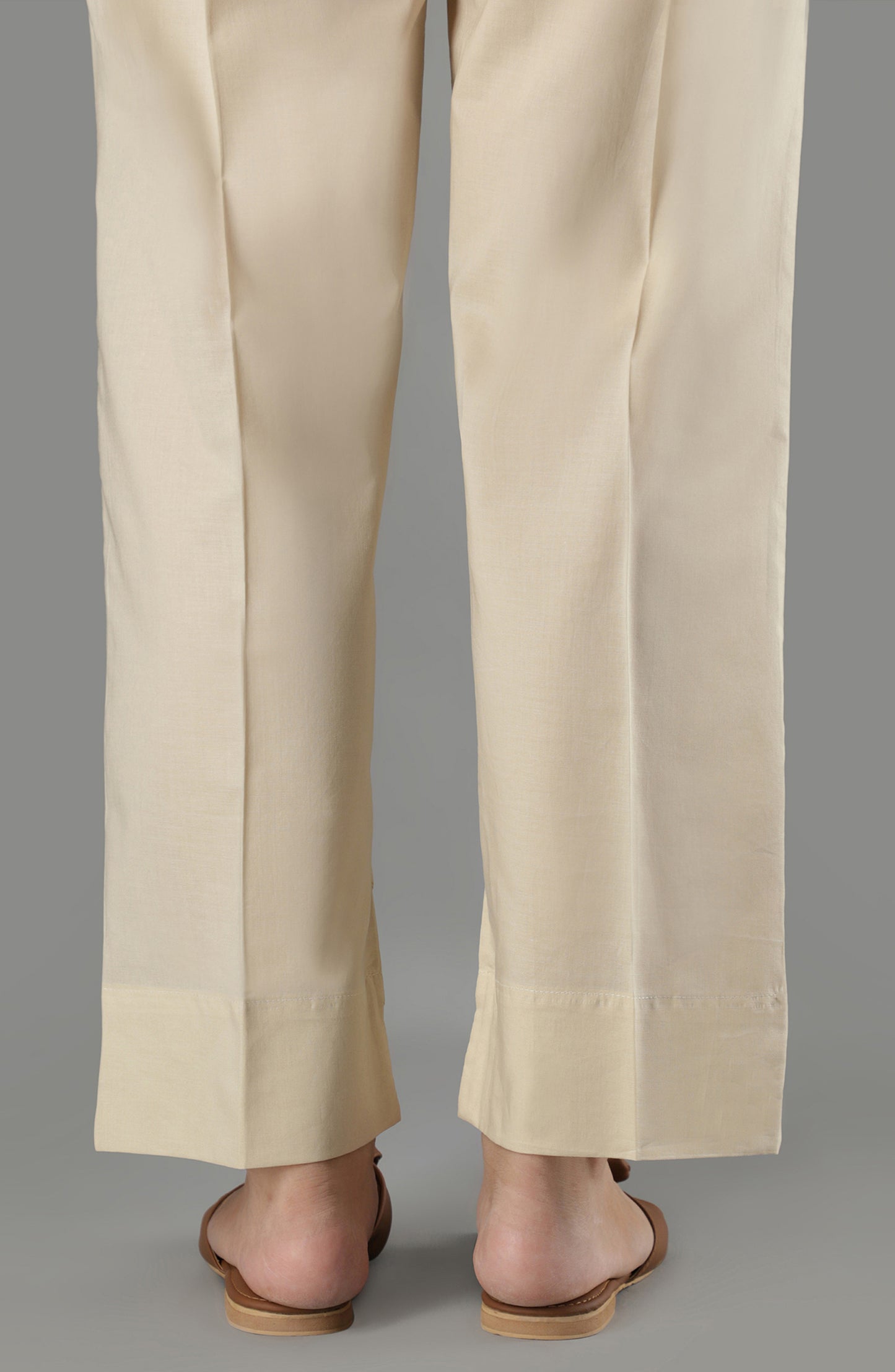 NRP-101/S BEIGE CAMBRIC SCPANTS STITCHED BOTTOMS PANTS