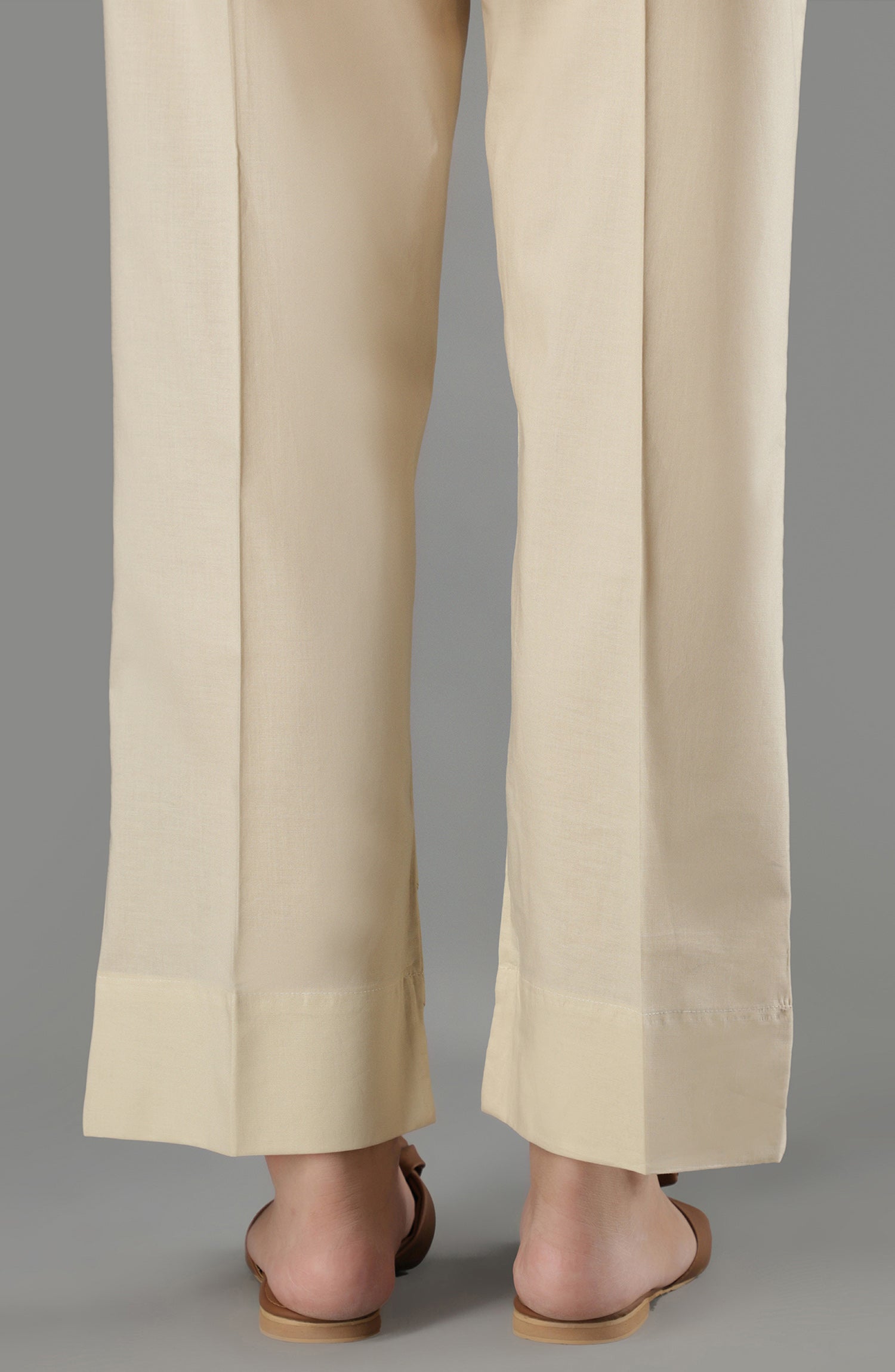 NRP-101/S BEIGE CAMBRIC SCPANTS STITCHED BOTTOMS PANTS