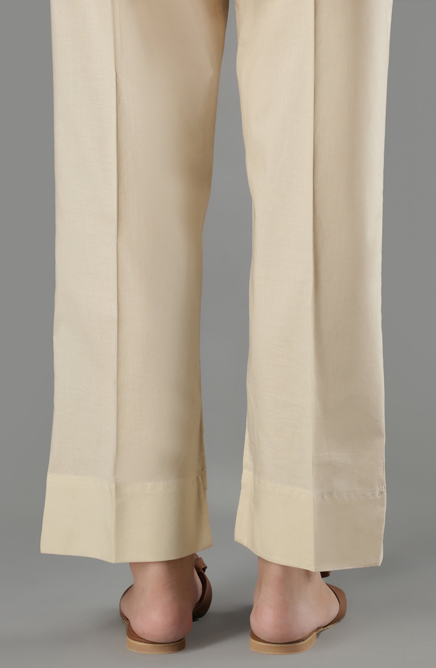 NRP-101/S BEIGE CAMBRIC SCPANTS STITCHED BOTTOMS PANTS
