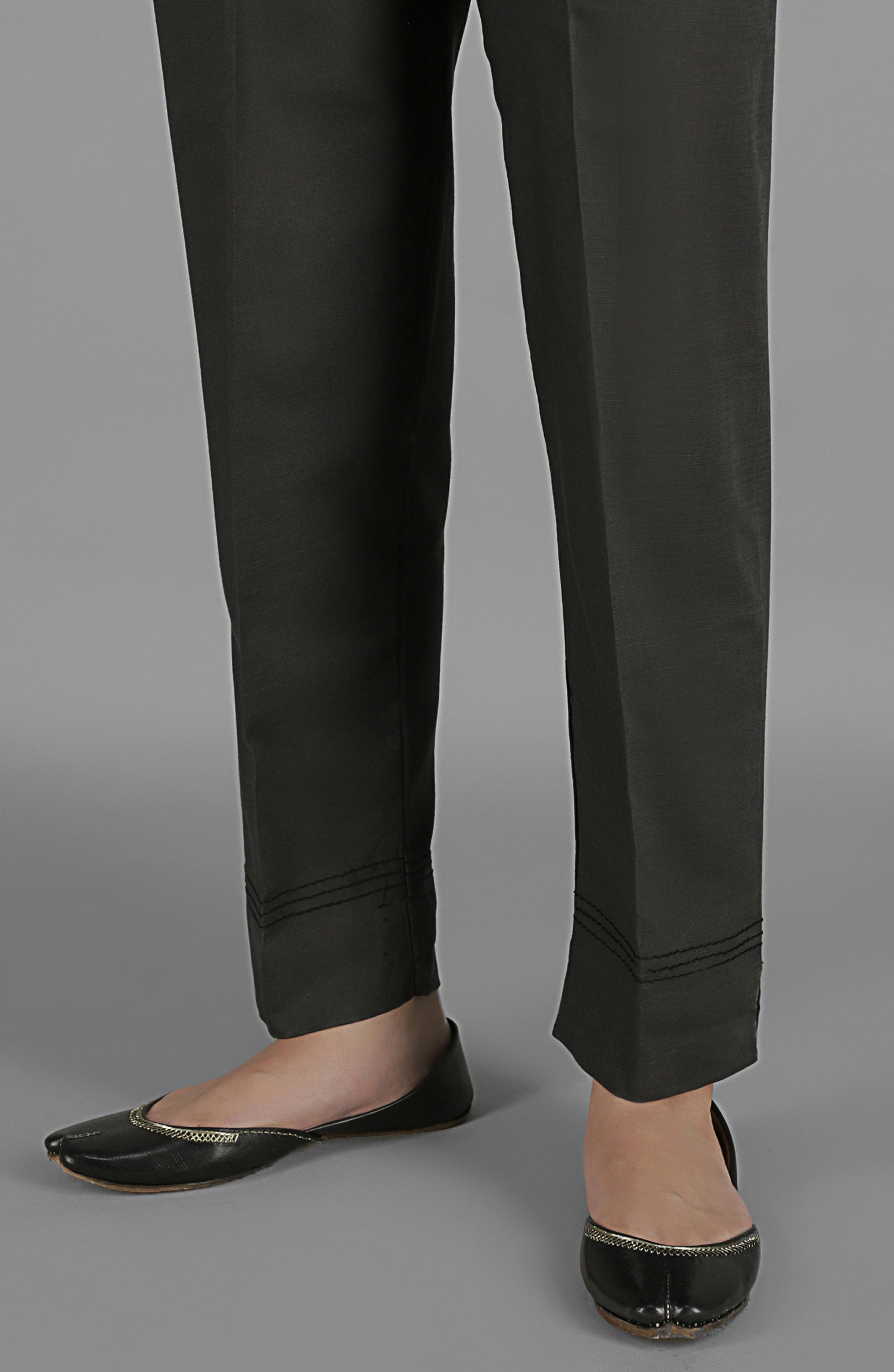 NRP-68/S BLACK KHADDAR SCPANTS READY TO WEAR PANTS